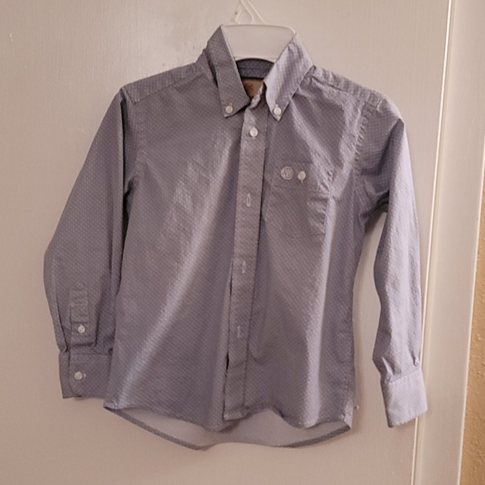 Boys size Small, Wrangler button down